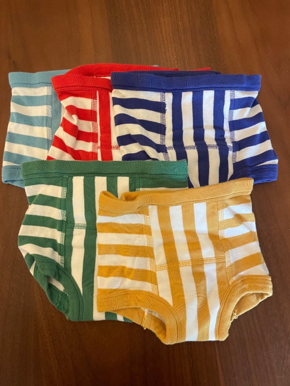 HANNA ANDERSSON Unworn 5-Pack Training Underwear, XS